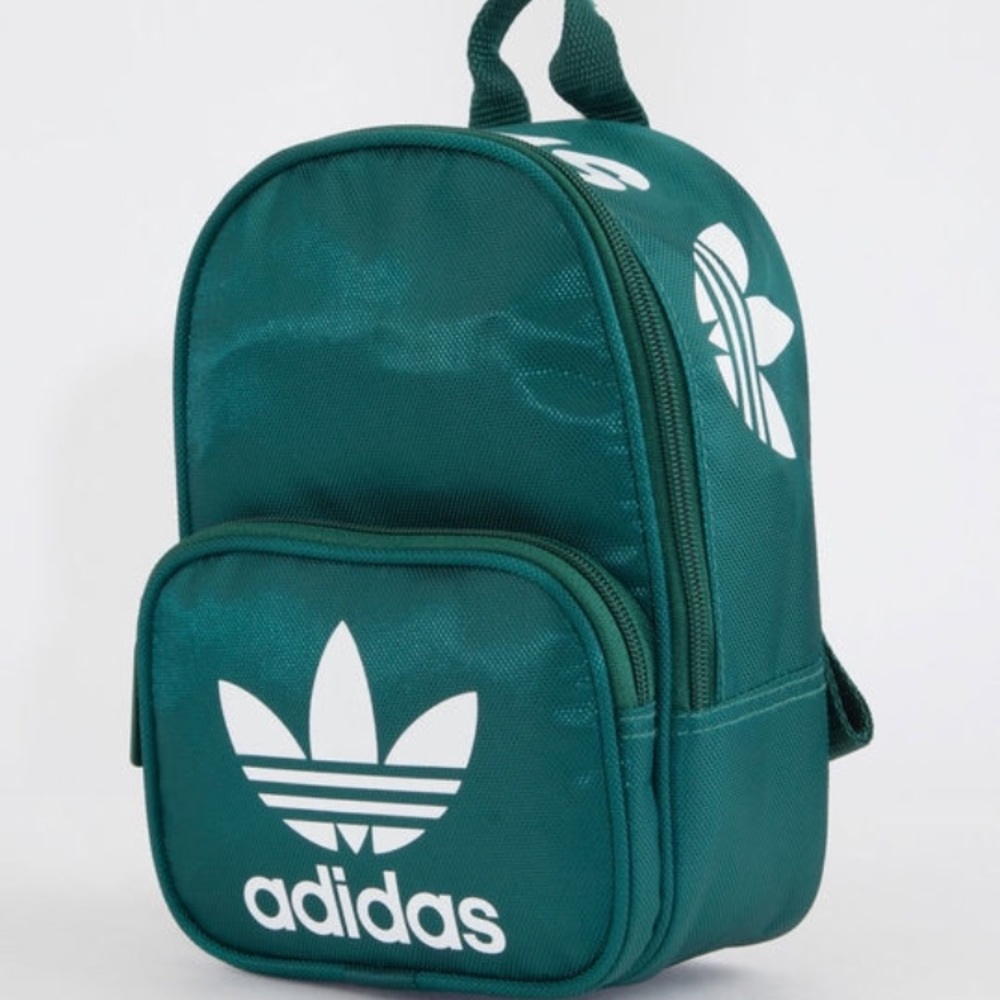 🆕ADIDAS///ORIGINAL GREEN MINI BACKPACK - Picture 4 of 7